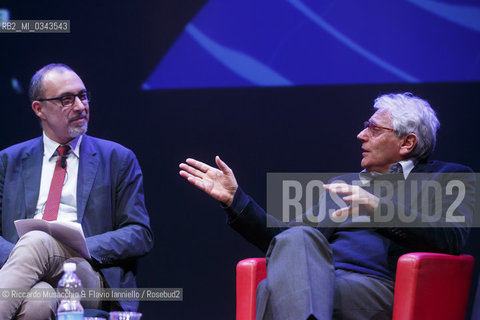 Roma, Auditorium Parco della Musica 18 02 2016.Anticipazione Festival delle Scienze 2016. “Einstein aveva ragione”.Di che cosa parliamo quando parliamo di onde gravitazionali.con: Viviana Fafone – INFN e Università di Roma Tor Vergata, collaborazione Virgo.Antonio Masiero – INFN e Università di Padova, vicepresidente INFN.Fulvio Ricci – INFN e Università di Roma Tor Vergata, coordinatore della collaborazione Virgo.Fernando Ferroni presidente dellIstituto Nazionale di Fisica Nucleare (Infn).Modera Marco Cattaneo.  ©Riccardo Musacchio & Flavio Ianniello/Rosebud2