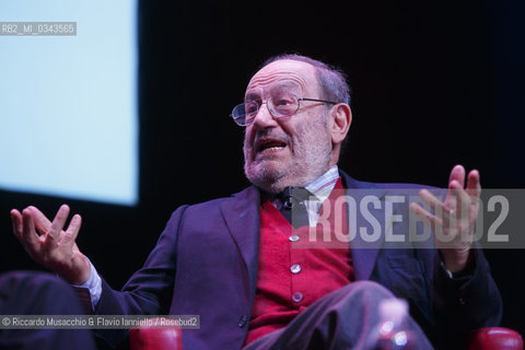 Roma, Auditorium Parco della Musica 12 03 2015.Libri come. Festa del Libro e della Lettura la Scuola.Nella foto: INAUGURAZIONE Umberto Eco. ©Riccardo Musacchio & Flavio Ianniello/Rosebud2