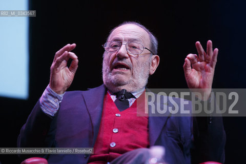 Roma, Auditorium Parco della Musica 12 03 2015.Libri come. Festa del Libro e della Lettura la Scuola.Nella foto: INAUGURAZIONE Umberto Eco. ©Riccardo Musacchio & Flavio Ianniello/Rosebud2