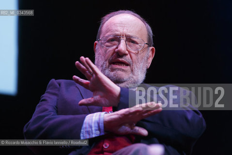 Roma, Auditorium Parco della Musica 12 03 2015.Libri come. Festa del Libro e della Lettura la Scuola.Nella foto: INAUGURAZIONE Umberto Eco. ©Riccardo Musacchio & Flavio Ianniello/Rosebud2