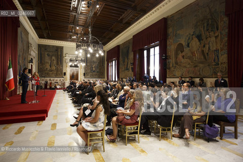 Roma, 12 06 2016.Premio Strega giovani 2016 a Rossana Campo..Cerimonia di consegna alla presenza della Presidente della Camera dei Deputati Laura Boldrini. ©Riccardo Musacchio & Flavio Ianniello/Rosebud2