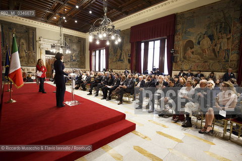 Roma, 12 06 2016.Premio Strega giovani 2016 a Rossana Campo..Cerimonia di consegna alla presenza della Presidente della Camera dei Deputati Laura Boldrini. ©Riccardo Musacchio & Flavio Ianniello/Rosebud2