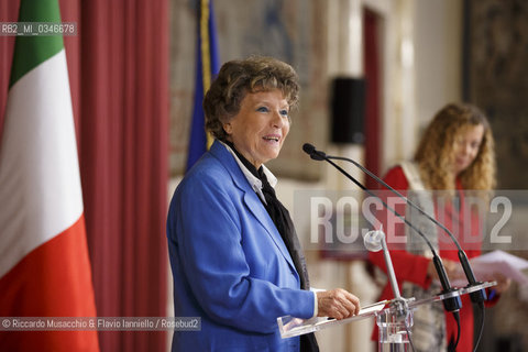 Roma, 12 06 2016.Premio Strega giovani 2016 a Rossana Campo..Cerimonia di consegna alla presenza della Presidente della Camera dei Deputati Laura Boldrini..Nella foto: Dacia Maraini. ©Riccardo Musacchio & Flavio Ianniello/Rosebud2