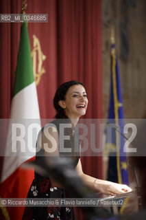 Roma, 12 06 2016.Premio Strega giovani 2016 a Rossana Campo..Cerimonia di consegna alla presenza della Presidente della Camera dei Deputati Laura Boldrini. ©Riccardo Musacchio & Flavio Ianniello/Rosebud2