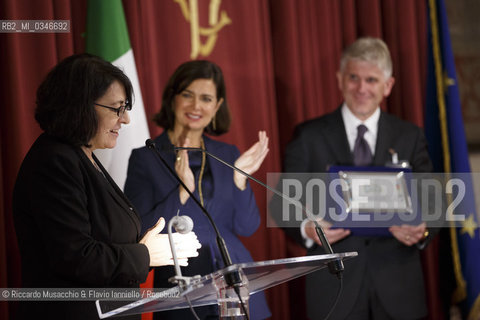 Roma, 12 06 2016.Premio Strega giovani 2016 a Rossana Campo..Cerimonia di consegna alla presenza della Presidente della Camera dei Deputati Laura Boldrini. ©Riccardo Musacchio & Flavio Ianniello/Rosebud2