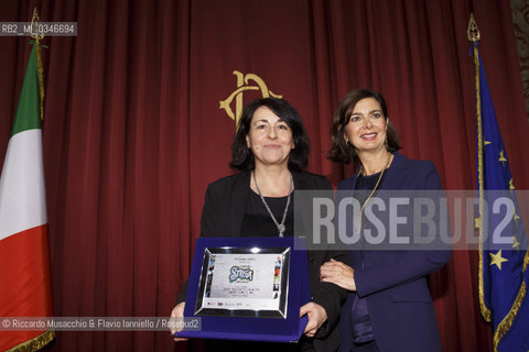 Roma, 12 06 2016.Premio Strega giovani 2016 a Rossana Campo..Cerimonia di consegna alla presenza della Presidente della Camera dei Deputati Laura Boldrini. ©Riccardo Musacchio & Flavio Ianniello/Rosebud2