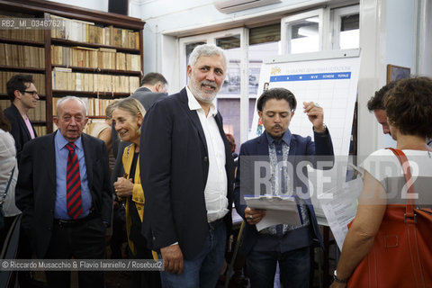 Roma, Casa Bellonci 15 06 2016.I Finalisti della LXX edizione del ‎PremioStrega:.La scuola cattolica (Rizzoli) di Edoardo Albinati con voti 202.L’uomo del futuro (Libri Mondadori) di Eraldo Affinati con voti 160.Se avessero (Garzanti Libri) di Vittorio Sermonti con voti 156.Il cinghiale che uccise Liberty Valance (minimum fax) di Giordano Meacci con voti 138.La femmina nuda (La Nave di Teseo) di Elena Stancanelli con voti 102. ©Riccardo Musacchio & Flavio Ianniello/Rosebud2