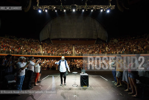 Roma, Auditorium Parco della Musica 01 07 2016.Luglio suona Bene.Dario Fo: Mistero buffo. ©Riccardo Musacchio & Flavio Ianniello/Rosebud2