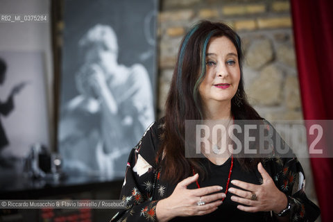 Roma, 06 06 2018.Ritratto di Helena Janeczek Premio Strega 2018 con il libro La Ragazza Con la Leica. ©Riccardo Musacchio & Flavio Ianniello/Rosebud2