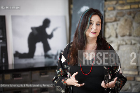 Roma, 06 06 2018.Ritratto di Helena Janeczek Premio Strega 2018 con il libro La Ragazza Con la Leica. ©Riccardo Musacchio & Flavio Ianniello/Rosebud2