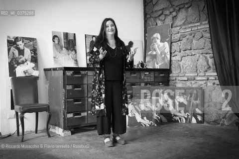 Roma, 06 06 2018.Ritratto di Helena Janeczek Premio Strega 2018 con il libro La Ragazza Con la Leica. ©Riccardo Musacchio & Flavio Ianniello/Rosebud2