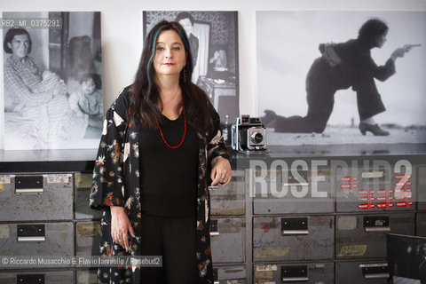 Roma, 06 06 2018.Ritratto di Helena Janeczek Premio Strega 2018 con il libro La Ragazza Con la Leica. ©Riccardo Musacchio & Flavio Ianniello/Rosebud2