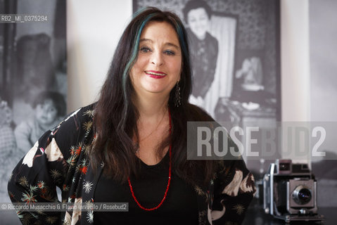 Roma, 06 06 2018.Ritratto di Helena Janeczek Premio Strega 2018 con il libro La Ragazza Con la Leica. ©Riccardo Musacchio & Flavio Ianniello/Rosebud2