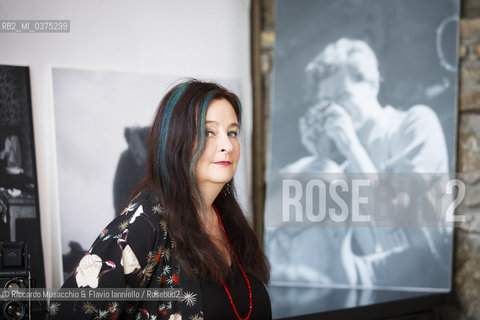 Roma, 06 06 2018.Ritratto di Helena Janeczek Premio Strega 2018 con il libro La Ragazza Con la Leica. ©Riccardo Musacchio & Flavio Ianniello/Rosebud2