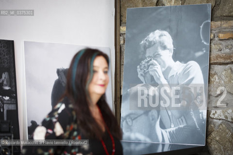 Roma, 06 06 2018.Ritratto di Helena Janeczek Premio Strega 2018 con il libro La Ragazza Con la Leica. ©Riccardo Musacchio & Flavio Ianniello/Rosebud2