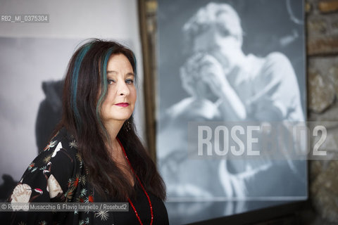 Roma, 06 06 2018.Ritratto di Helena Janeczek Premio Strega 2018 con il libro La Ragazza Con la Leica. ©Riccardo Musacchio & Flavio Ianniello/Rosebud2