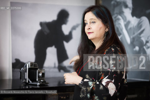 Roma, 06 06 2018.Ritratto di Helena Janeczek Premio Strega 2018 con il libro La Ragazza Con la Leica. ©Riccardo Musacchio & Flavio Ianniello/Rosebud2