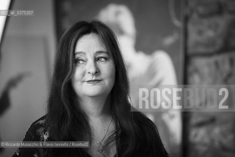 Roma, 06 06 2018.Ritratto di Helena Janeczek Premio Strega 2018 con il libro La Ragazza Con la Leica. ©Riccardo Musacchio & Flavio Ianniello/Rosebud2