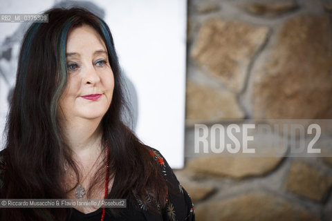 Roma, 06 06 2018.Ritratto di Helena Janeczek Premio Strega 2018 con il libro La Ragazza Con la Leica. ©Riccardo Musacchio & Flavio Ianniello/Rosebud2