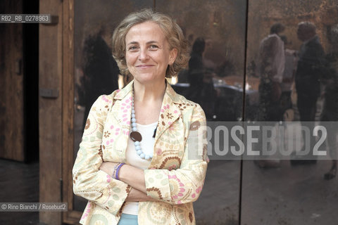 Roma 9 luglio 2013..Presentazione della stagione teatrale del Silvano Toti Theatre..Nella foto: Flavia Barca, ex predidente della Fondazione Rosselli, assessore alla cultura e creatività di Roma Capitale . ©Rino Bianchi/Rosebud2