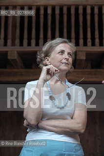 Roma 9 luglio 2013..Presentazione della stagione teatrale del Silvano Toti Theatre..Nella foto: Flavia Barca, ex predidente della Fondazione Rosselli, assessore alla cultura e creatività di Roma Capitale . ©Rino Bianchi/Rosebud2