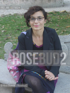 Roma 27 ottobre 2010..Mariolina Venezia, scrittrice, ritratta a Roma nel parco di Villa Sciarra.. ©Rino Bianchi/Rosebud2