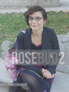 Roma 27 ottobre 2010..Mariolina Venezia, scrittrice, ritratta a Roma nel parco di Villa Sciarra.. ©Rino Bianchi/Rosebud2