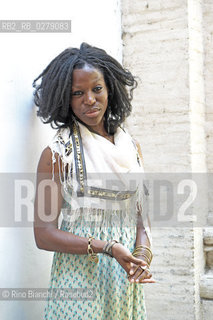 Roma 18 giugno 2013..Taiye Selasi, scrittrice e fotografa, di origine ghanese-americana, ritratta a Roma alla casa delle Letterature.. ©Rino Bianchi/Rosebud2