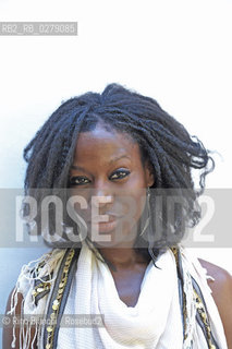 Roma 18 giugno 2013..Taiye Selasi, scrittrice e fotografa, di origine ghanese-americana, ritratta a Roma alla casa delle Letterature.. ©Rino Bianchi/Rosebud2