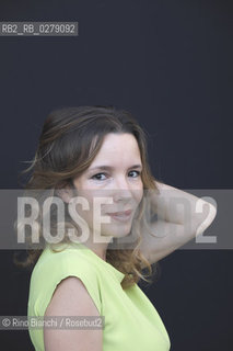 Roma 13 giugno 2013..Simona Sparaco, scrittrice, finalista al Premio Strega con il romanzo Nessuno sa di noi pubblicato da Giunti, fotografata nella Basilica di Massenzio a Roma.. ©Rino Bianchi/Rosebud2