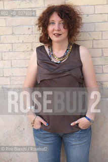 Roma 5 luglio 2013..Irene Ranaldi, sociologa, storica delle identità metropolitane, saggista, fotografata a Roma nel quartiere di Testaccio.. ©Rino Bianchi/Rosebud2