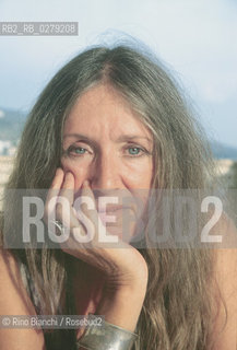 Fiuggi 20 settembre 2000..Bruna Bianchi, in letteratura Una Chi, scrittrice.Foto : Rino Bianchi ©Rino Bianchi/Rosebud2