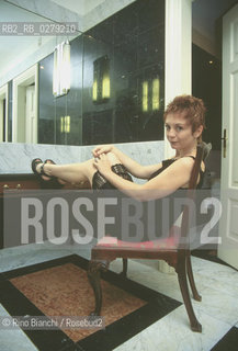 Roma 19 settembre 2000..Francesca Ferreri Luna, nome darte di Monica Pellicani, scrittrice..Foto : RINO BIANCHI ©Rino Bianchi/Rosebud2
