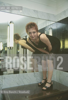 Roma 19 settembre 2000..Francesca Ferreri Luna, nome darte di Monica Pellicani, scrittrice..Foto : RINO BIANCHI ©Rino Bianchi/Rosebud2