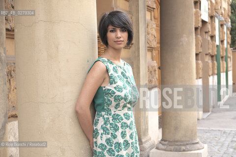 Roma 9 giugno 2013..Sahar Delijani, scrittrice iraniana, nata nella prigione di Evin, Teheran. Doipo la laurea in Letteratura comparata a Berkeley  si è trasferita a Torino dove vive..Nella foto: Sahar Delijani ritratta a Roma.. ©Rino Bianchi/Rosebud2