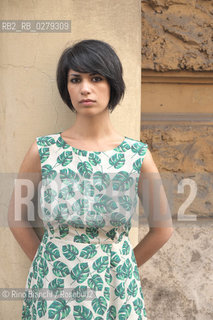 Roma 9 giugno 2013..Sahar Delijani, scrittrice iraniana, nata nella prigione di Evin, Teheran. Doipo la laurea in Letteratura comparata a Berkeley  si è trasferita a Torino dove vive..Nella foto: Sahar Delijani ritratta a Roma.. ©Rino Bianchi/Rosebud2