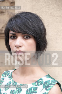 Roma 9 giugno 2013..Sahar Delijani, scrittrice iraniana, nata nella prigione di Evin, Teheran. Doipo la laurea in Letteratura comparata a Berkeley  si è trasferita a Torino dove vive..Nella foto: Sahar Delijani ritratta a Roma.. ©Rino Bianchi/Rosebud2