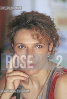 Roma 24 aprile 2002..Ippolita Avalli, scriitrice, ritratta nella casa di Roma..Foto: Rino Bianchi ©Rino Bianchi/Rosebud2