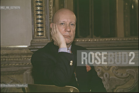 Roma 20 luglio 2003..Jean Pierre Alban Bernes, critico letterario e saggista..Foto: Rino Bianchi ©Rino Bianchi/Rosebud2