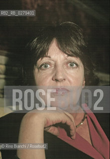 Roma 1 giugno 2002..Cristina Fernandez Cubas, scrittrice.. ©Rino Bianchi/Rosebud2