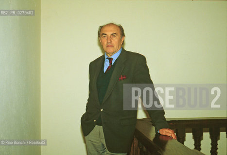 Roma 27 ottobre 2000..Franco Ferrarotti, sociologo..Foto : RINO BIANCHI ©Rino Bianchi/Rosebud2