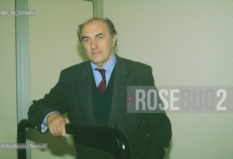 Roma 27 ottobre 2000..Franco Ferrarotti, sociologo..Foto : RINO BIANCHI ©Rino Bianchi/Rosebud2