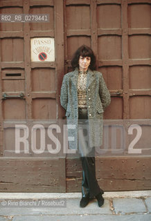 Roma 20 ottobre 2000..Romana Petri, scrittrice..Foto : RINO BIANCHI ©Rino Bianchi/Rosebud2