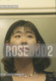 Roma 30 settembre 2006..Banana Yoshimoto, scrittrice, ritratta durante un soggiorno a Roma.. ©Rino Bianchi/Rosebud2