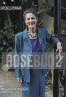 Roma 3 giugno 2002..Natalie Zemon Davis, storica, saggista e scrittrice, nata a Detroit nel 1928 ha insegnato nelle più prestigiose università degli Stati Uniti e d’Europa: Yale, Berkeley, Princeton, Oxford, Parigi. Oggi insegna Storia e antropologia e Studi medievali all’Università di Toronto. Tra le sue opere tradotte in italiano: Le culture del popolo. Sapere, rituali e resistenze nella Francia del Cinquecento (Torino 1980)..Foto: Rino Bianchi ©Rino Bianchi/Rosebud2