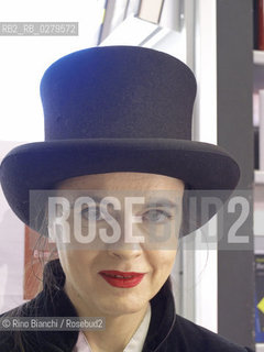 Roma 11 aprile 2013..Amèlie Nothomb, scrittrice, ritratta a Roma.. ©Rino Bianchi/Rosebud2