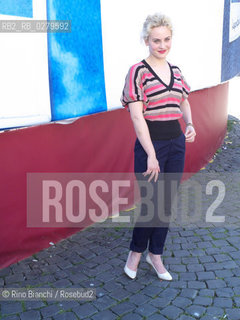 Roma 15 aprile 2013..Marina Rocco, attrice, ritratta a Roma in piazza Barberini.. ©Rino Bianchi/Rosebud2