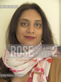 Roma 27 aprile 2013..Bina Shah,  giornalista e scrittrice pakistana di narrativa inglese. È autrice di quattro romanzi e di due raccolte di racconti. Bina è nata a Karachi (Pakistan) ed è cresciuta tra Charlottesville (Virginia) e il Pakistan. A seguito della partecipazione al Programma Internazionale per Scrittori (2011), è divenuta fellow della University of Iowa. La sua scrittura umoristica, la sua satira politica ed una lucida visione dei problemi sociali, le hanno permesso di guadagnarsi il plauso della critica e un devoto seguito tra i pakistani nel mondo.. ©Rino Bianchi/Rosebud2