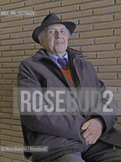 Roma 16 marzo 2013..Franco Ferrarotti, sociologo e saggista, ritratto a Roma.. ©Rino Bianchi/Rosebud2
