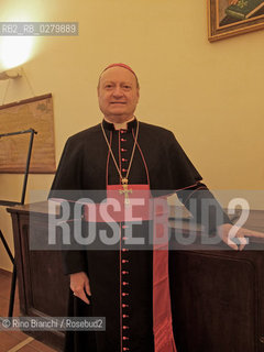 Roma 25 febbraio 2013..Gianfranco Ravasi, biblista, cardinale presidente del Pontificio Consiglio per la Cultura, ritratto al Pontificio Collegio Orientale di Roma.. ©Rino Bianchi/Rosebud2